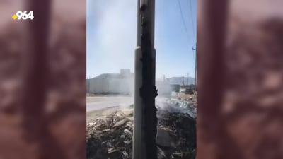 خاشاک و ئاگرکەوتنەوە کارەبای زانکۆی ڕاپەڕین و چەند فەرمانگەیەکی رانیە دەبڕێت