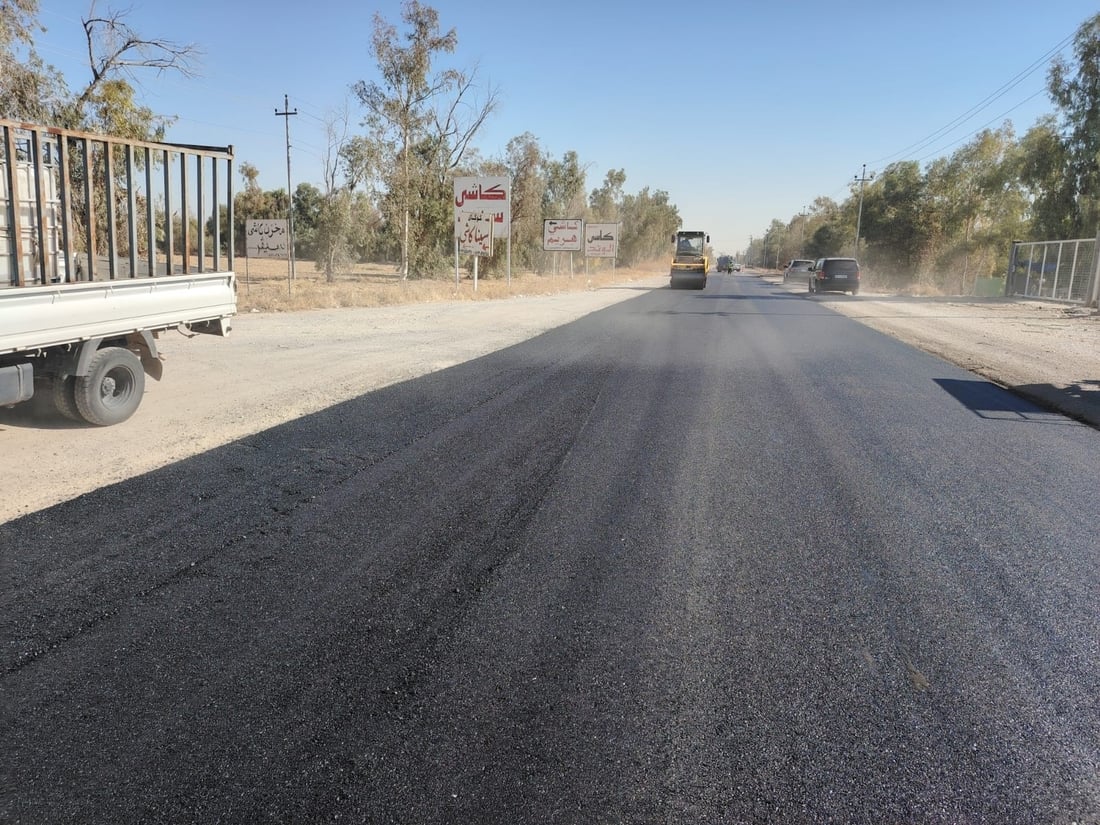 کارکردن لە رێگاکانی گردە گۆزینە و شێخ لەنگەر و کۆس بەردەوامە 