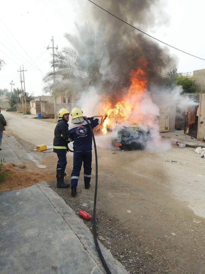 عانة: شرارة “فيت بمب” تحرق “أوبل” في حي الشيشان