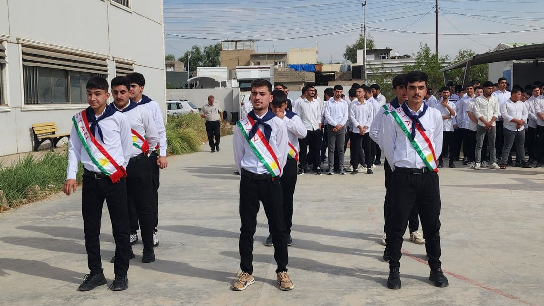 زەنگی دەستپێکردنی ساڵی نوێی خوێندن لە کەرکوک لێدرا