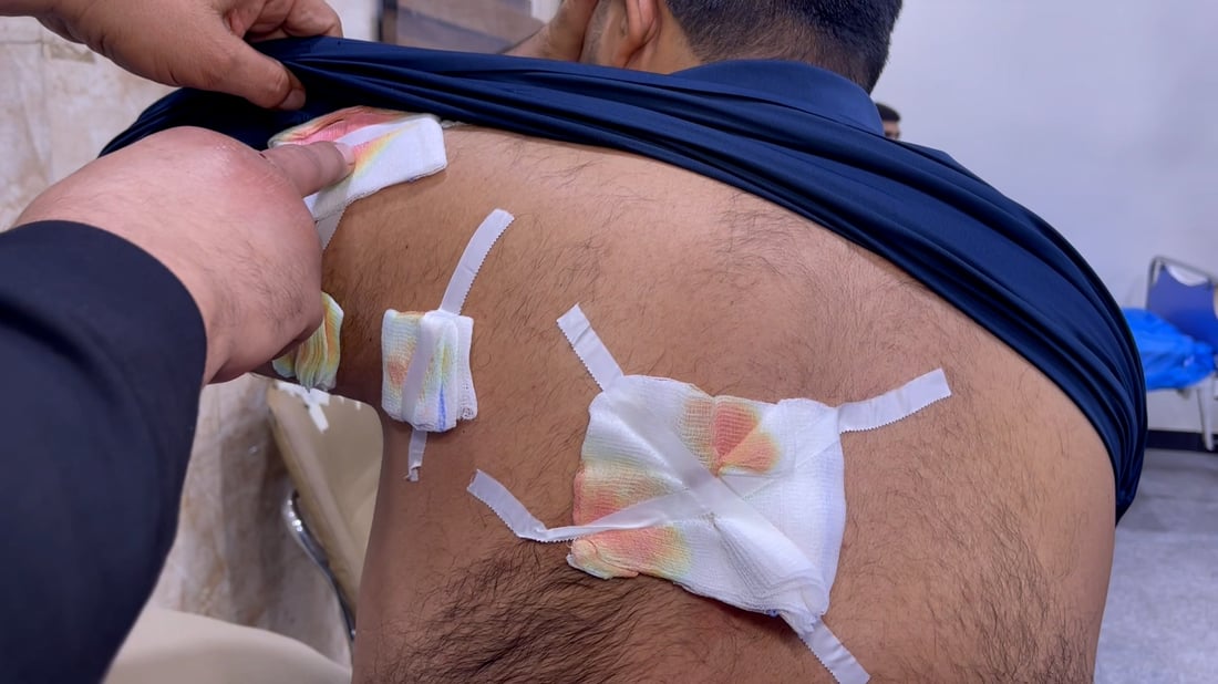 Najaf police search for eight suspects in stabbing of religious service tent volunteers