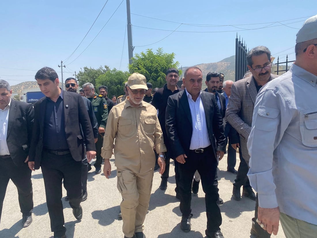 جێگرى وه‌زیرى ناوخۆى ئێران سه‌ردانى مه‌رزى باشماخى كرد