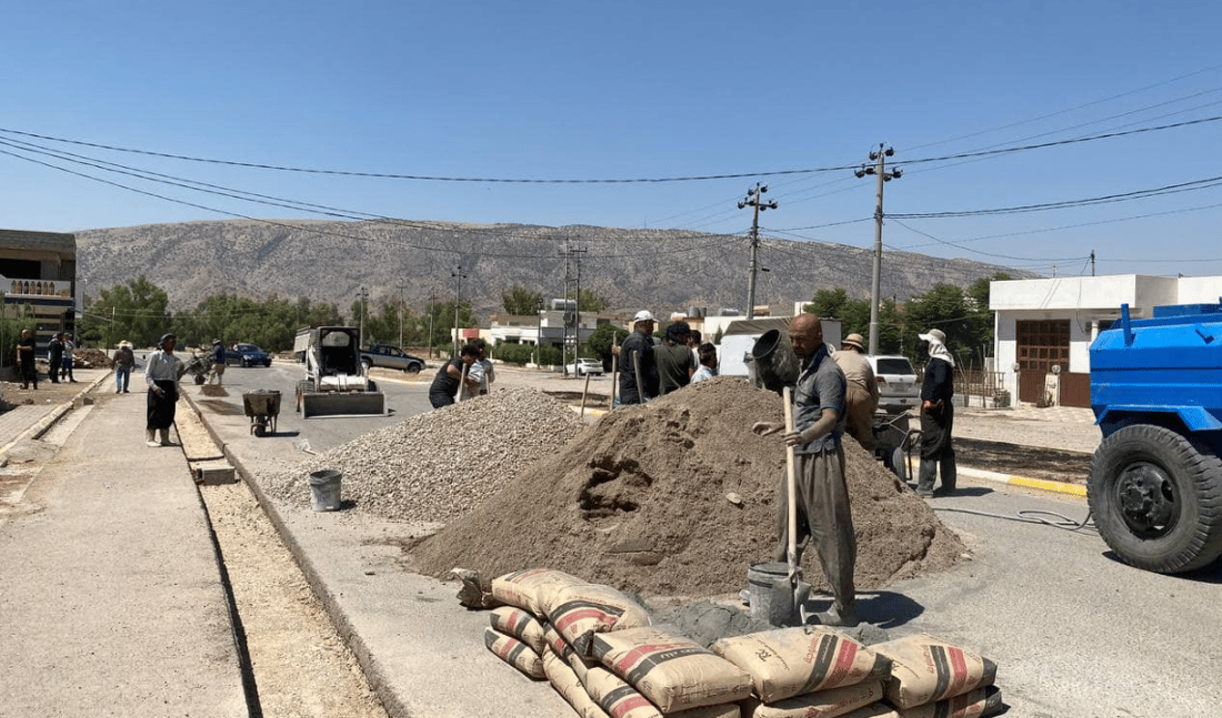 گەڕەکێکی 500 ماڵەی دەربەندیخان لە بێ ئاوی رزگاریان دەبێت