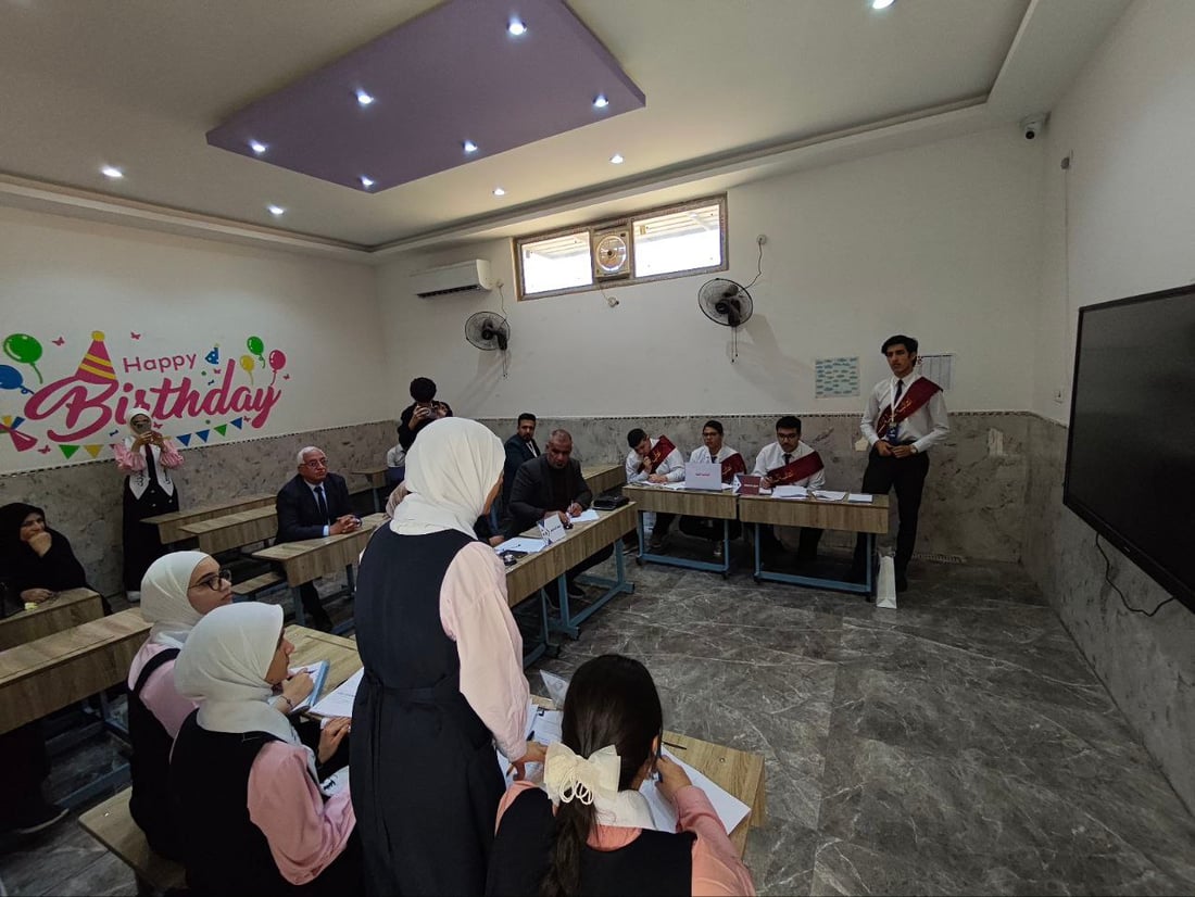 النسور أولاً على بابل في “المناظرات”.. وصلوا آخر مرحلة قبل مونديال قطر (صور)