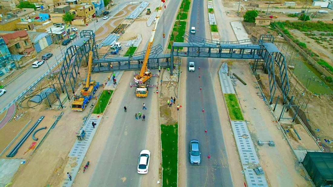 جسر جديد في ذي قار: كهربائي ومكيف..  وعبور أسهل لأصحاب الرعاية