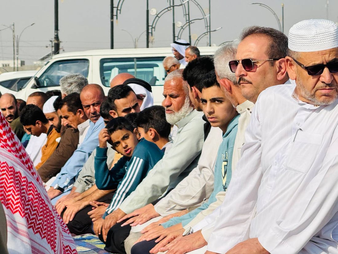 صغاراً وكباراً يتضرعون إلى الله.. صور من صلاة الاستسقاء في الرمادي وتكريت