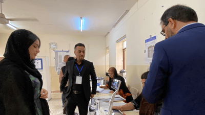 رێژەی دەنگدان لە دهۆک گەیشتووەتە 46%