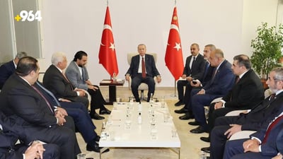 Turkish president receives Iraqi delegation in Ankara