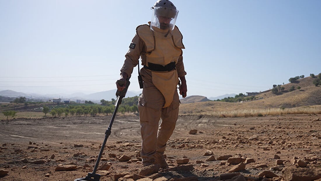 “ئەو شوێنانەی لەلایەن پەكەكە و سوپای توركیاوە جێدەهێڵرێن دەبێت پاكبكرێنەوە”