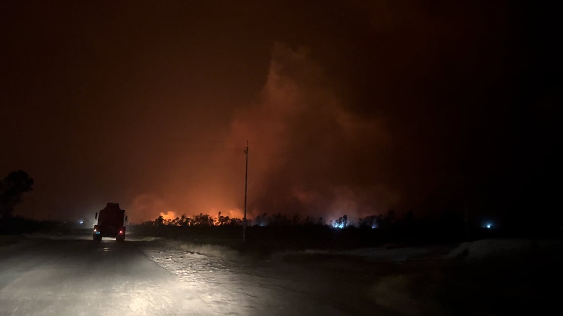 شەوى باو ئاگر بوو بۆ سنوورى هەولێر