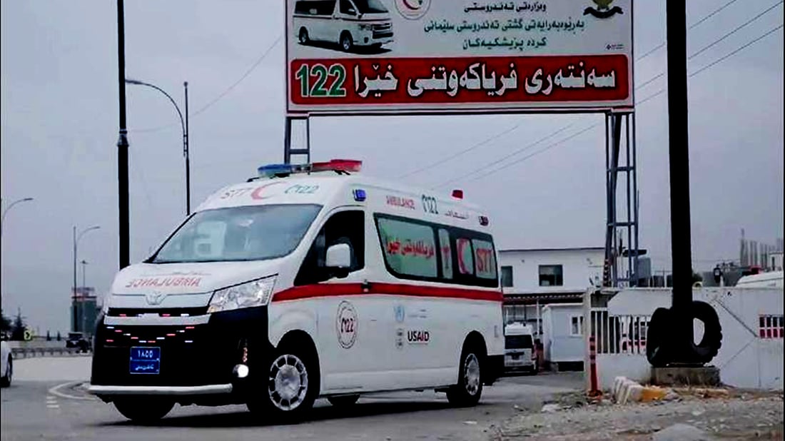 رۆژانە نزیکەی 50 دەرچوونی ئەمبوڵانس لە فریاكەوتنی خێرای سلێمانی هەبووە