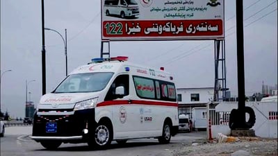 رۆژانە نزیکەی 50 دەرچوونی ئەمبوڵانس لە فریاكەوتنی خێرای سلێمانی هەبووە