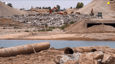 964 في موقع العمل.. طوزخورماتو تستعد لضخ المياه إلى آمرلي وسليمان بيك وكفري وجبارة