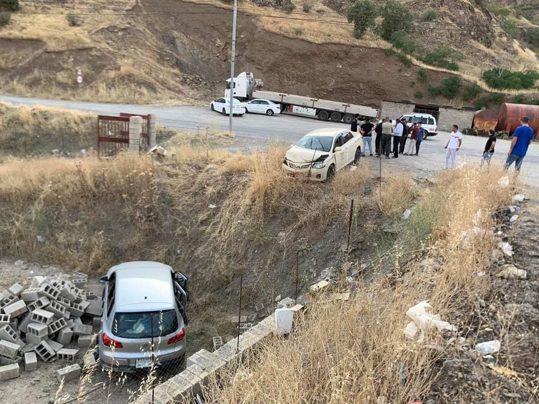 بەهۆی رووداوێکی هاتوچۆوە سێ کەس برینداربوون