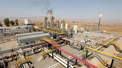 كردستان خسرت 2800 ميغاواط كهرباء بعد الهجوم الصاروخي على حقل كورمور الغازي