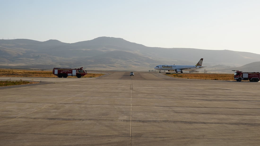 یەکەمین گەشتى ئاسمانى راستەوخۆ لە نێوان فڕۆکەخانەى مەدینەى منەوەرە و سلێمانى دەستیپێکرد