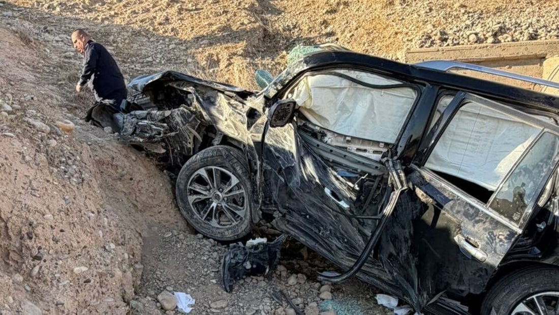 صور: مصرع أحد شيوخ الجبور بانقلاب سيارته على طريق موصل – كركوك