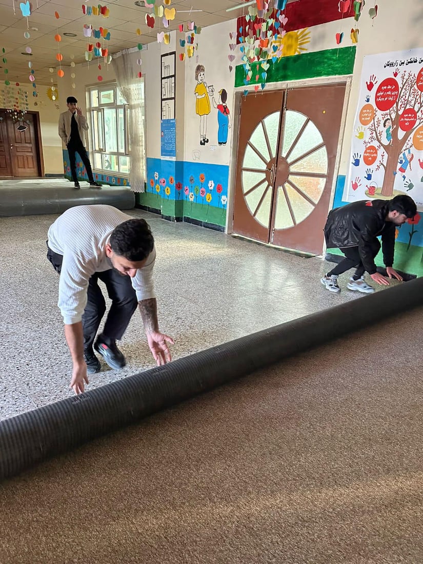 باخچه‌ تاقانه‌كه‌ى منداڵانى خانكێ گه‌رم كرایه‌وه‌