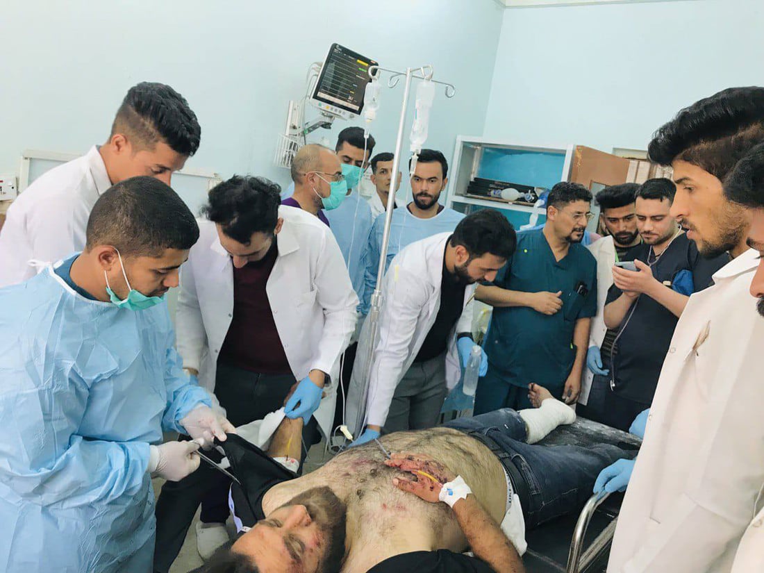 مصرع شخصين وإصابة عشرين آخرين في حادث سير على طريق الشوملي في بابل