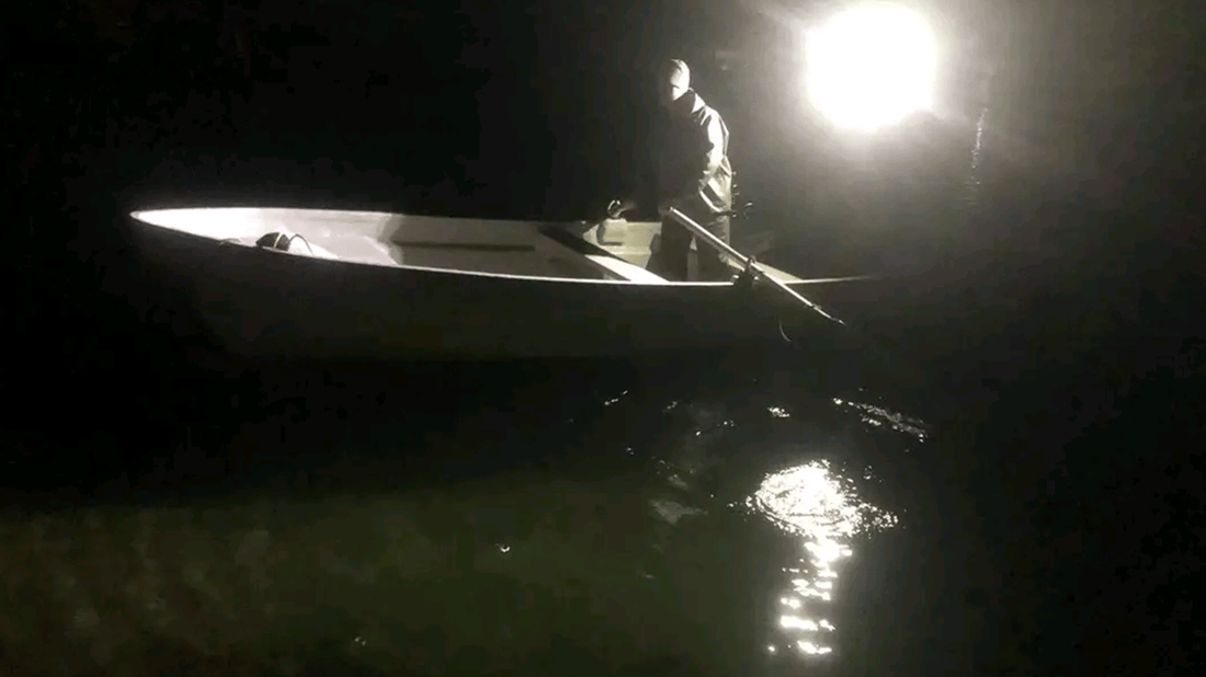 له‌ ئاوى دوکان ده‌ست به‌سه‌ر ژماره‌یه‌ك تۆڕى ماسیدا گیرا