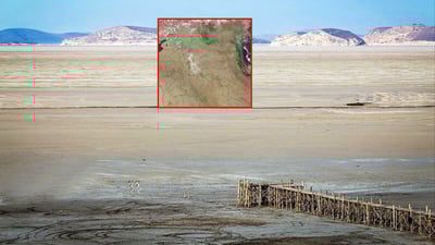 ئاژانسی ناسا نوێترین وێنه‌ى دەریاچەی ورمێى بڵاوكرده‌وه‌