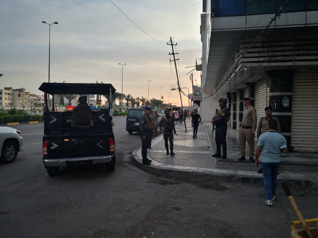 صور من العملية الأمنية التي نفذتها الداخلية في البتاوين ببغداد فجر اليوم