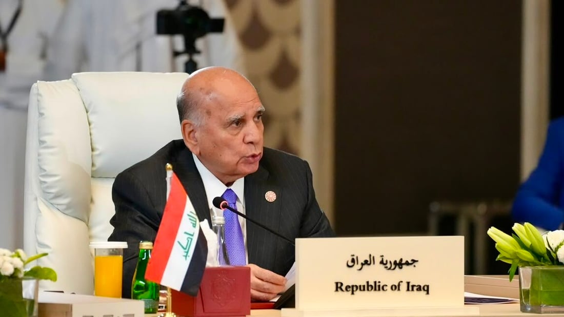 فؤاد حسين يبحث مع نظيره العماني تفاهمات طهران ومضيق هرمز