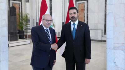 الزيدي يبحث الشراكة الاقتصادية مع رئيس حكومة لبنان