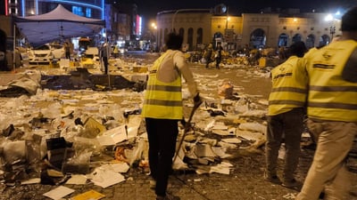 یەکەم شەوی جەژن 1500 تۆن زبڵ و خاشاک لە هەولێر کۆکرایەوە