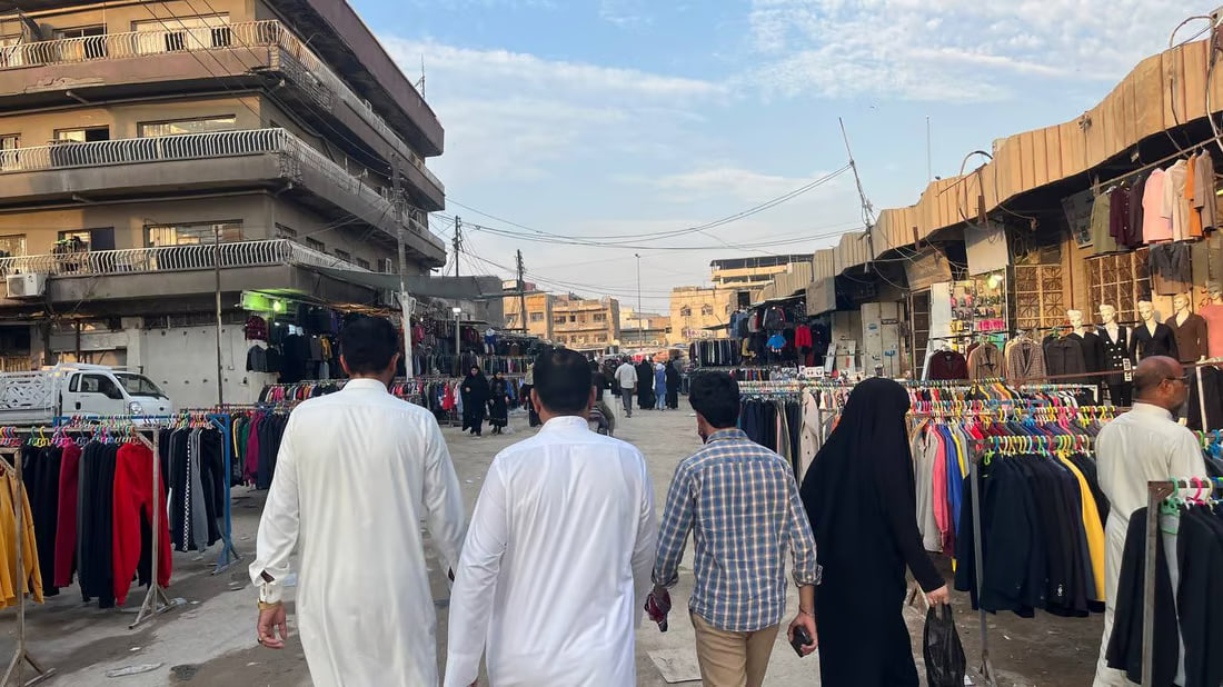 Second-hand winter clothes market in Basra offers global brands at bargain prices