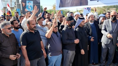 “يا حكيم أنصفنا”.. جرحى الحشد ينتفضون في النجف: نريد حقنا بقطع الأراضي