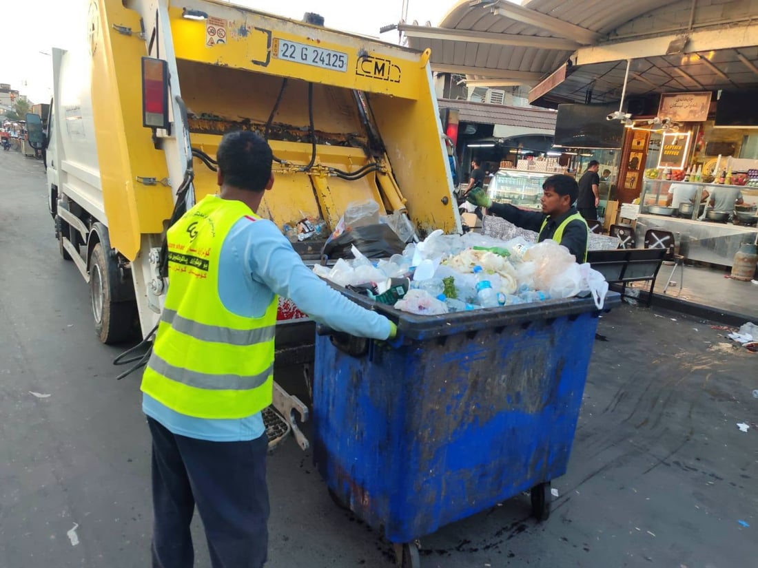 ژینگەپارێزە ماندوونەناسەکانی پایتەخت ئیسکانیان پوخت و خاوێن کردەوە