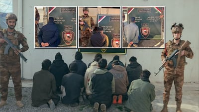 18 بیانى لە کاتى بەزاندنى سنووریى سلێمانى و دهۆک دەستگیرکران