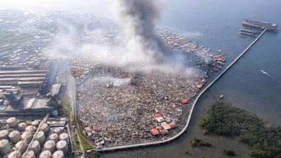 ئاگرێک لە ویلایەتی “سەباح”ی مالیزیا کەوتووەتەوە و 200 ماڵی وێرانکرد