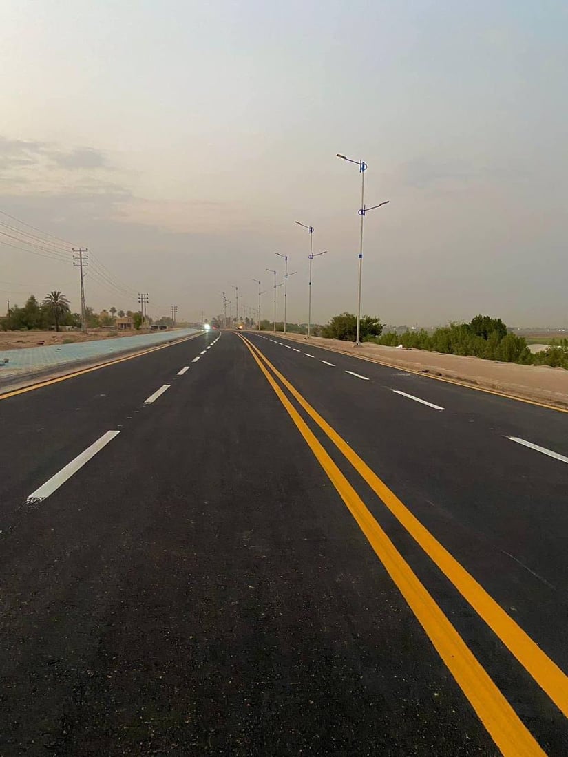 وداعاً لاختناقات الظهيرة.. أهالي الكوت سيدشنون كورنيش تموز الأنيق والسريع (صور)