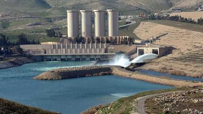 بەنداوی موسڵ رێژەری بەردانەوەی ئاوی زیاد کرد