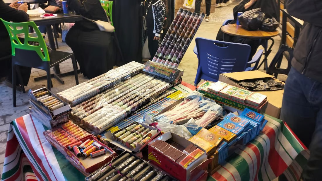 Photos: Fireworks sales spark debate in Baghdad