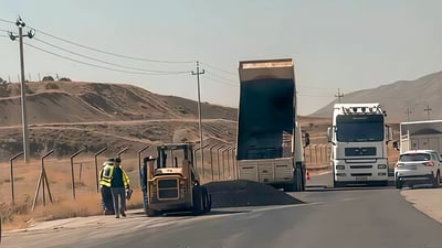 ئاگاداربە؛ رێگاى نێوان گۆمەسپان و سماقوڵى نۆژەن دەکرێتەوە