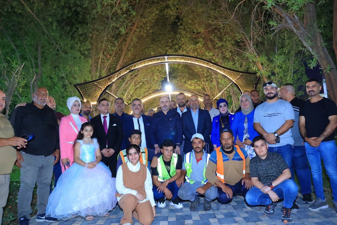 صور من الأعظمية: حديقة الرحبي بحلة جديدة.. شلالات ومقاعد جلوس وألعاب للأطفال