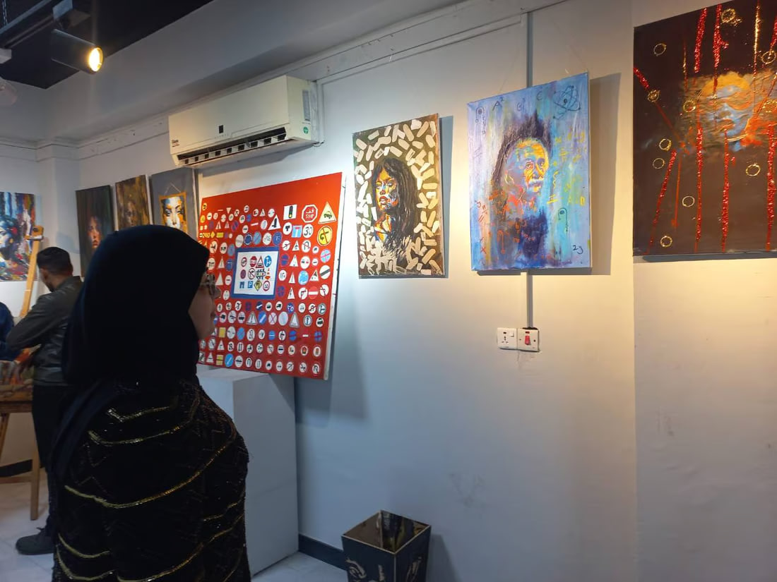 Wasit fine arts college hosts student design exhibition