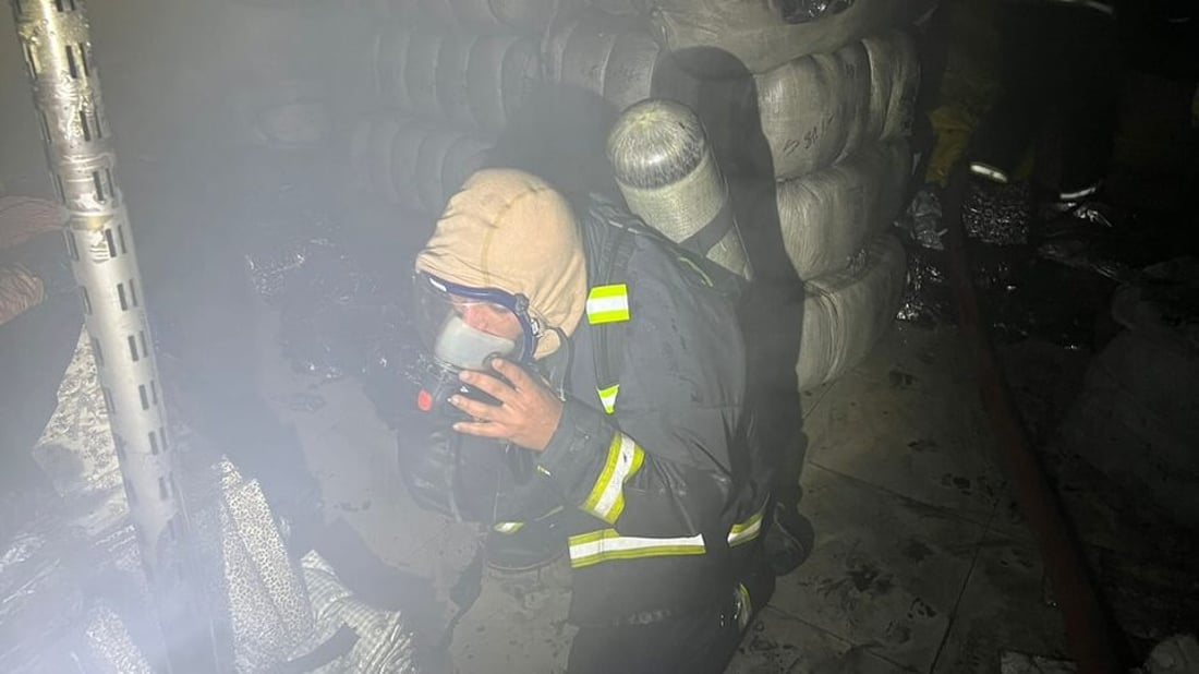 Fire extinguished at multi-story commercial building in Baghdad’s Shorja district