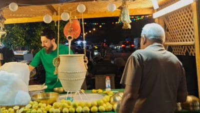 Cold mastaw draws summer crowds at Erbil Citadel