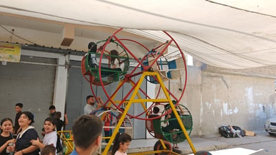 چەرخوفەلەکی گەڕۆک کۆڵانەکانی مامزاوەی شلۆق کردووە