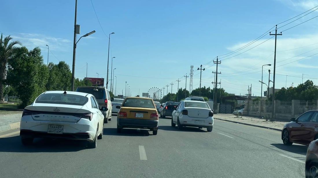 شارع الوفود ومدخل البصرة الشمالي مزدحمان وانسيابية في بقية المناطق (صور)