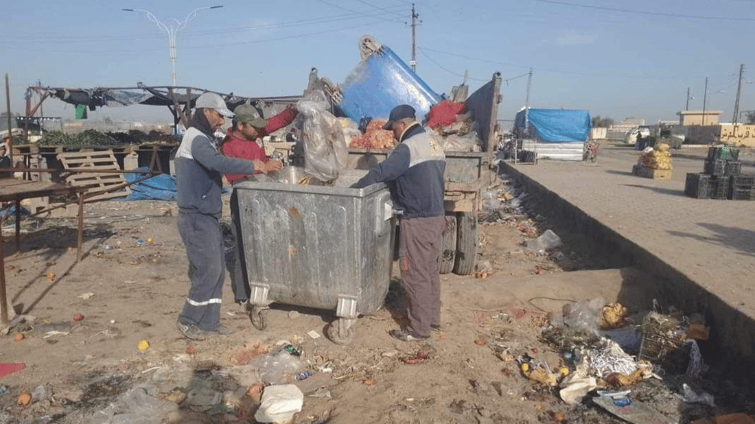 فڕێدانی خۆڵ و خاشاک لەسەر شەقام و کۆڵانەکانی خورماتوو قەدەغە کرا