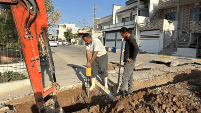 کێشەی کەمئاوی گەڕەکی دەرسیم چارەسەر کرا 