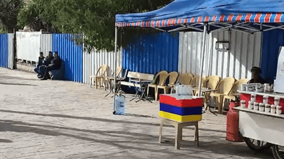 شارەوانی سلێمانی بۆ کاسبکارەکانی بەردەم باخی گشتی: چۆڵی بکەن