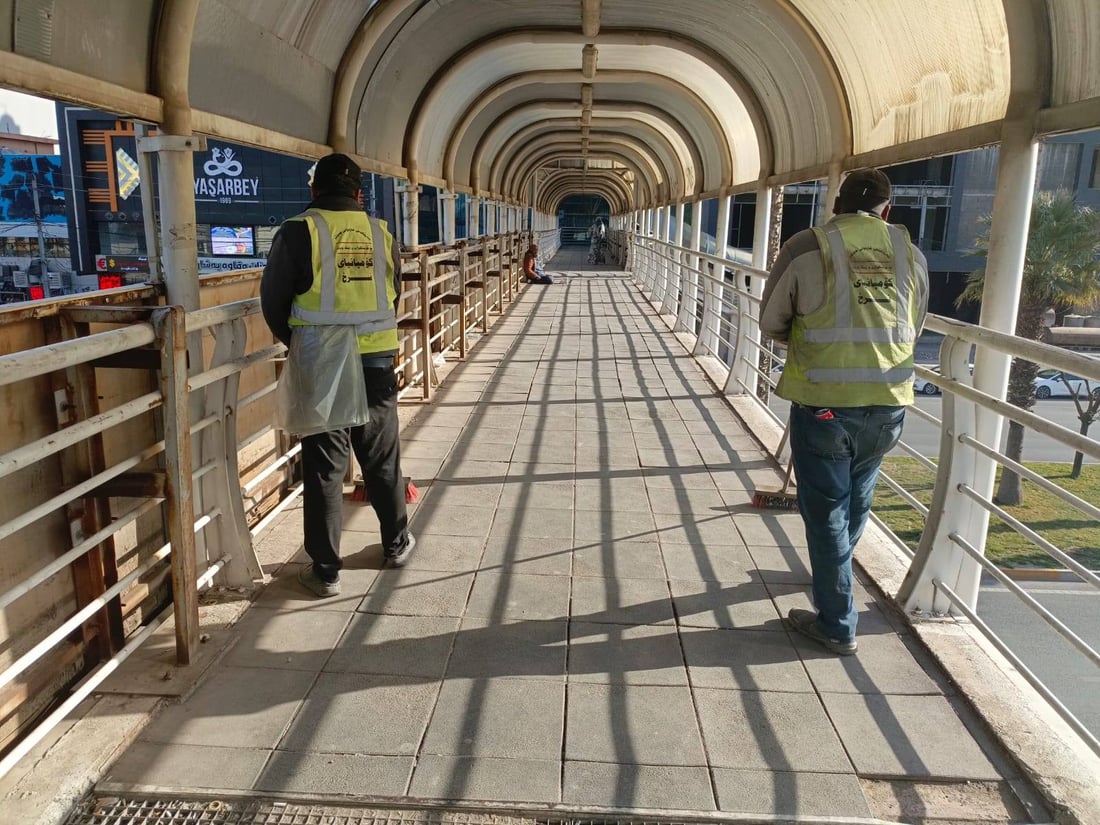 لە یەکەم هەفتەی مانگی رەمەزاندا نزیکەی نۆ تۆن زبڵ لە عەلوەی هەولێر کۆکرایەوە