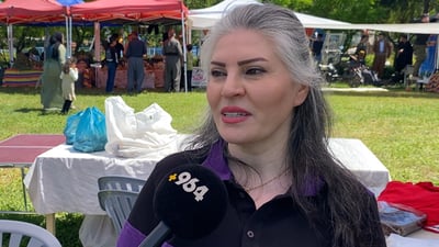 بە ئەنواع کێك و شیرینی بەشداری فێستیڤاڵەکەی خورماڵی کردووە