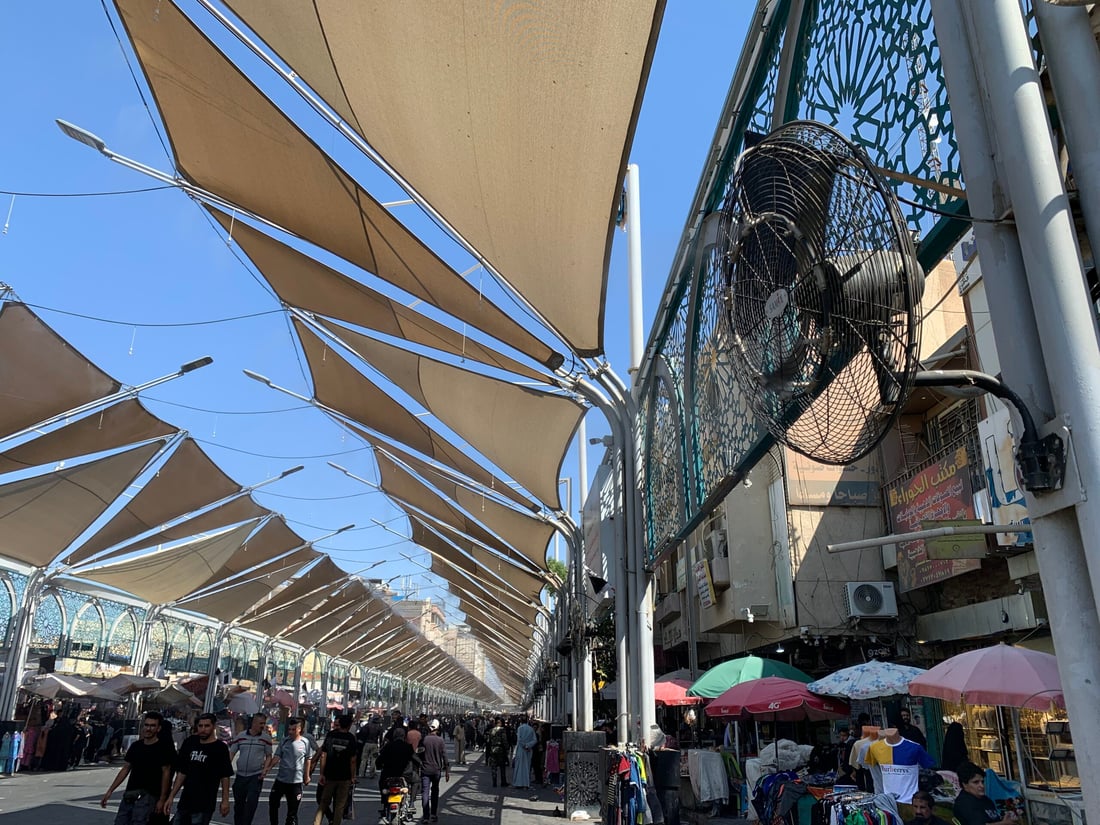 صور: شوارع كربلاء ستكون “مبرّدة” والسوداني أرسل 2000 حافلة